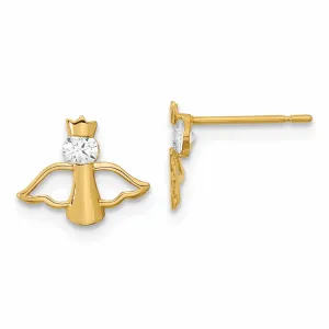 14k Madi K Angle Dangle Post Earrings