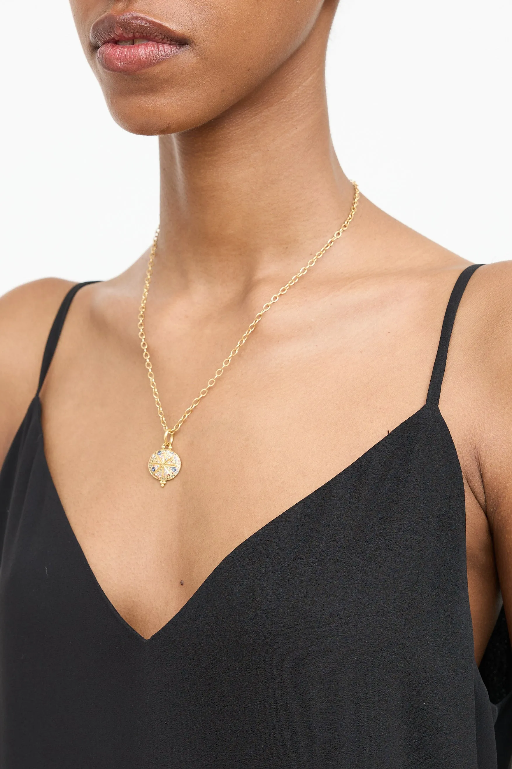 18K Gold & Sapphire Sorcerer Necklace