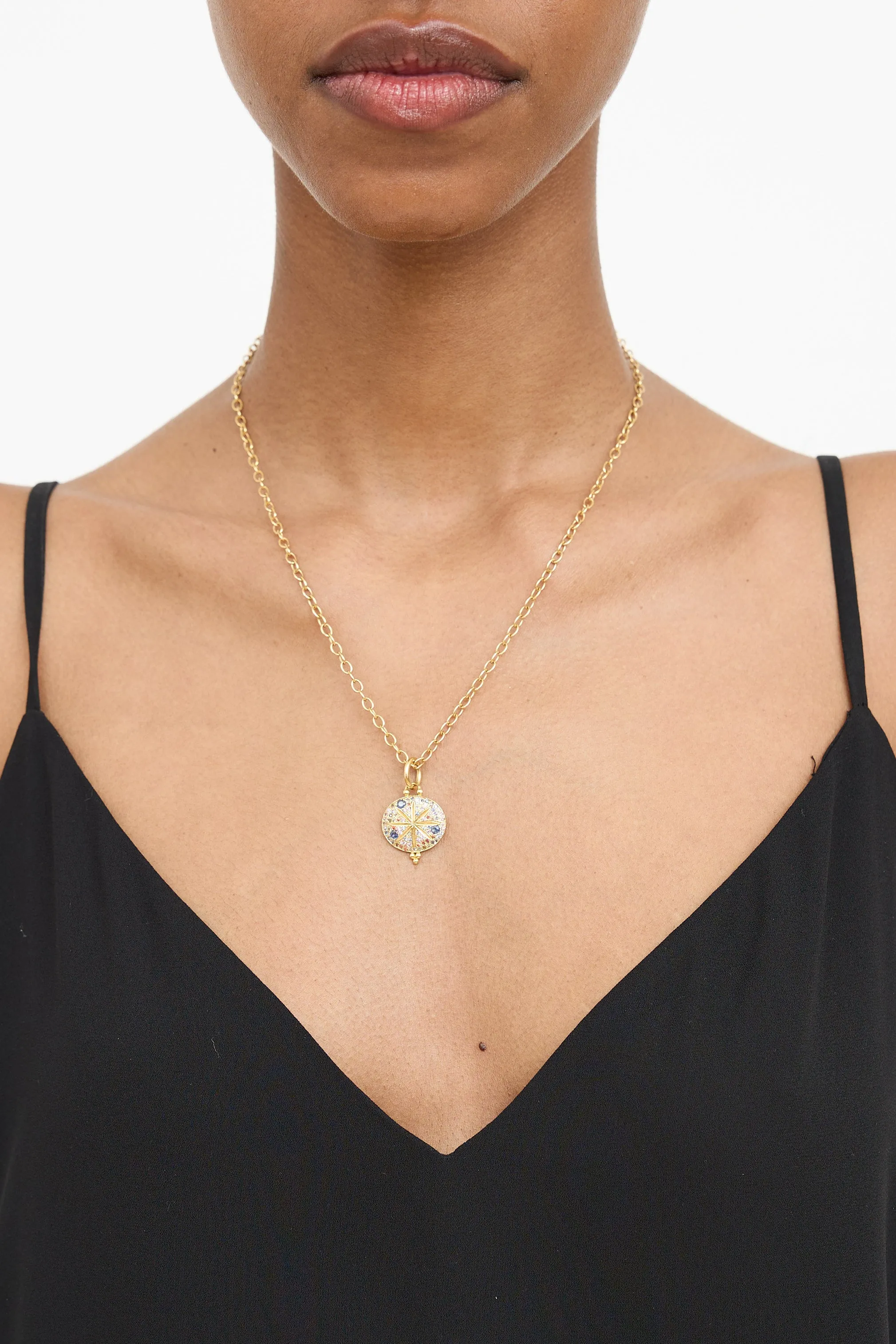18K Gold & Sapphire Sorcerer Necklace