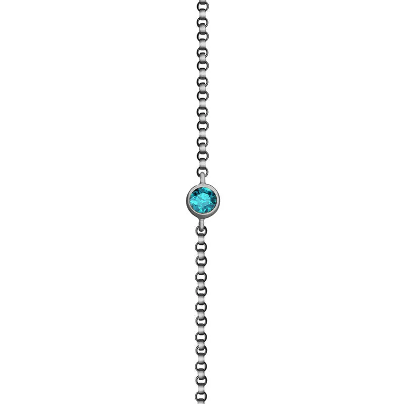 18k Gold December Birthstone Topaz Bracelet