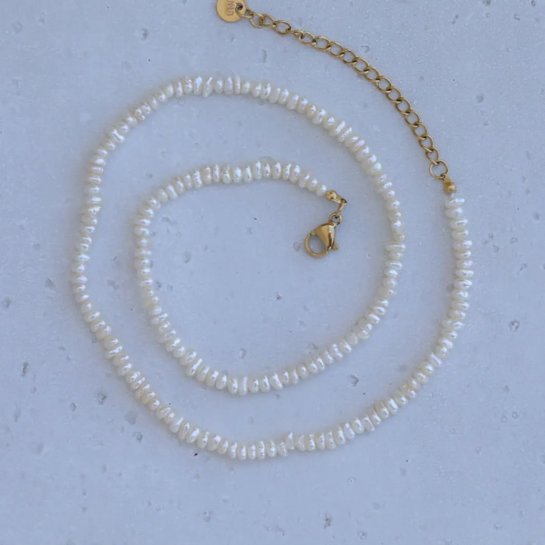 18k Gold-Filled Freshwater Pearl Necklace - Pearl Jewelry