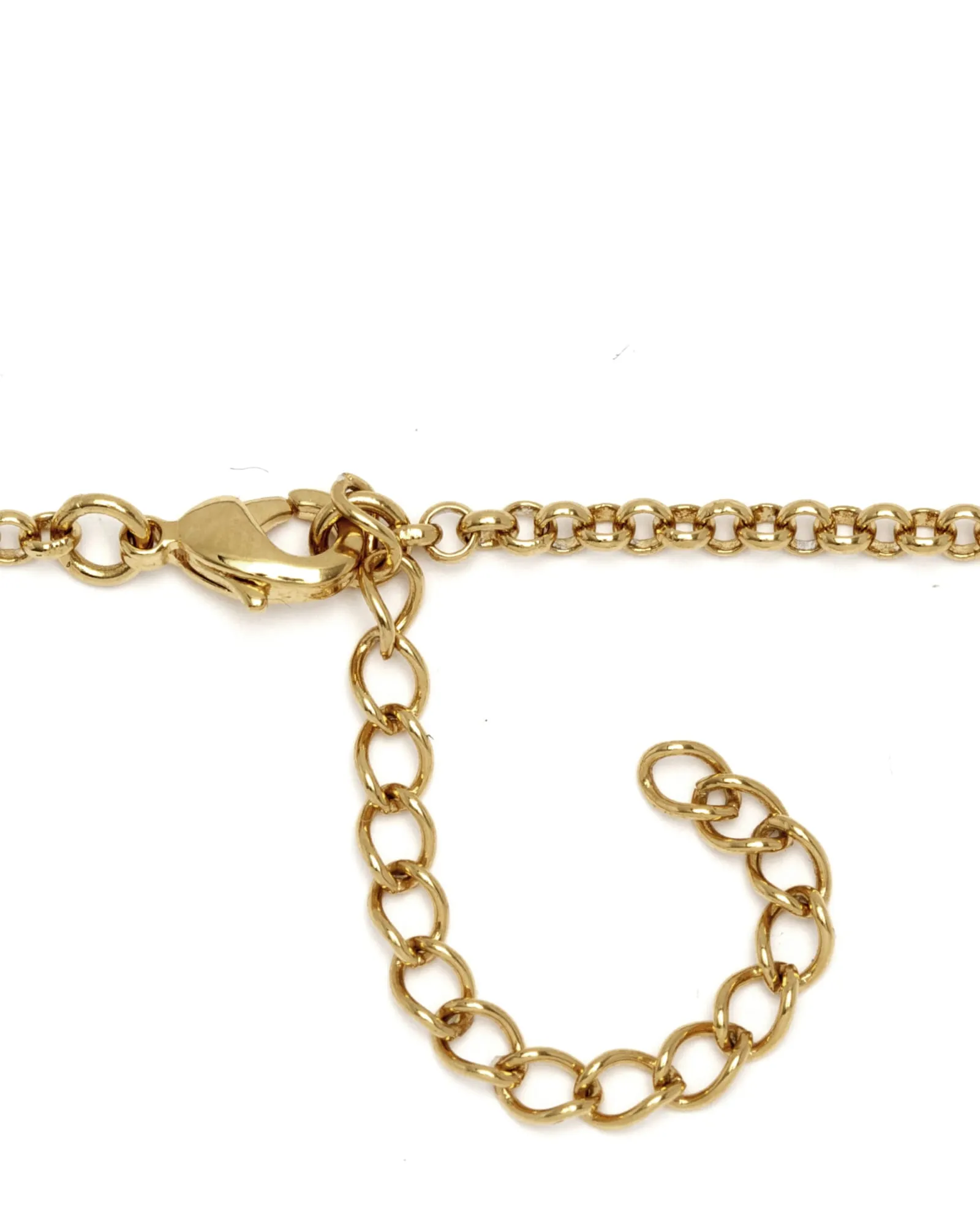 18k Gold-Plated Two-Tone Filigree Butterfly Ankle Bracelet Adjustable 9" to 11" | Yellow