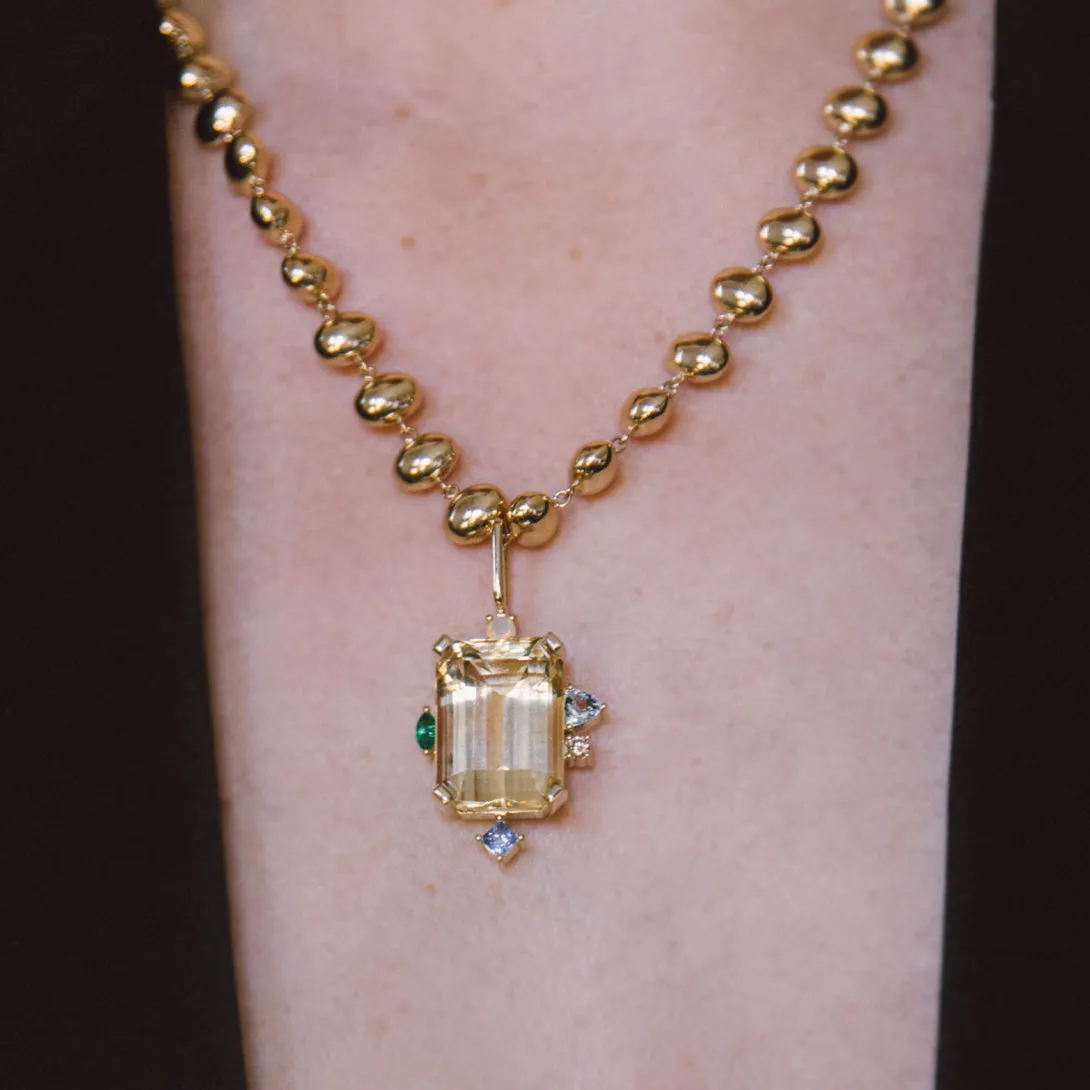 21.50CT CITRINE MONTAGE CHARM