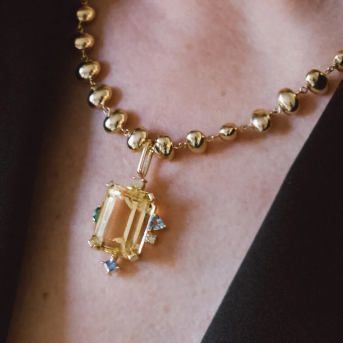 21.50CT CITRINE MONTAGE CHARM