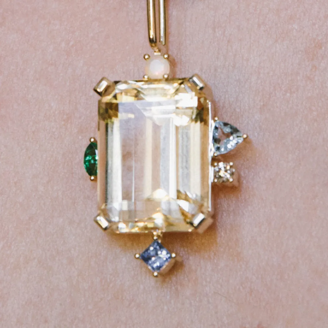 21.50CT CITRINE MONTAGE CHARM