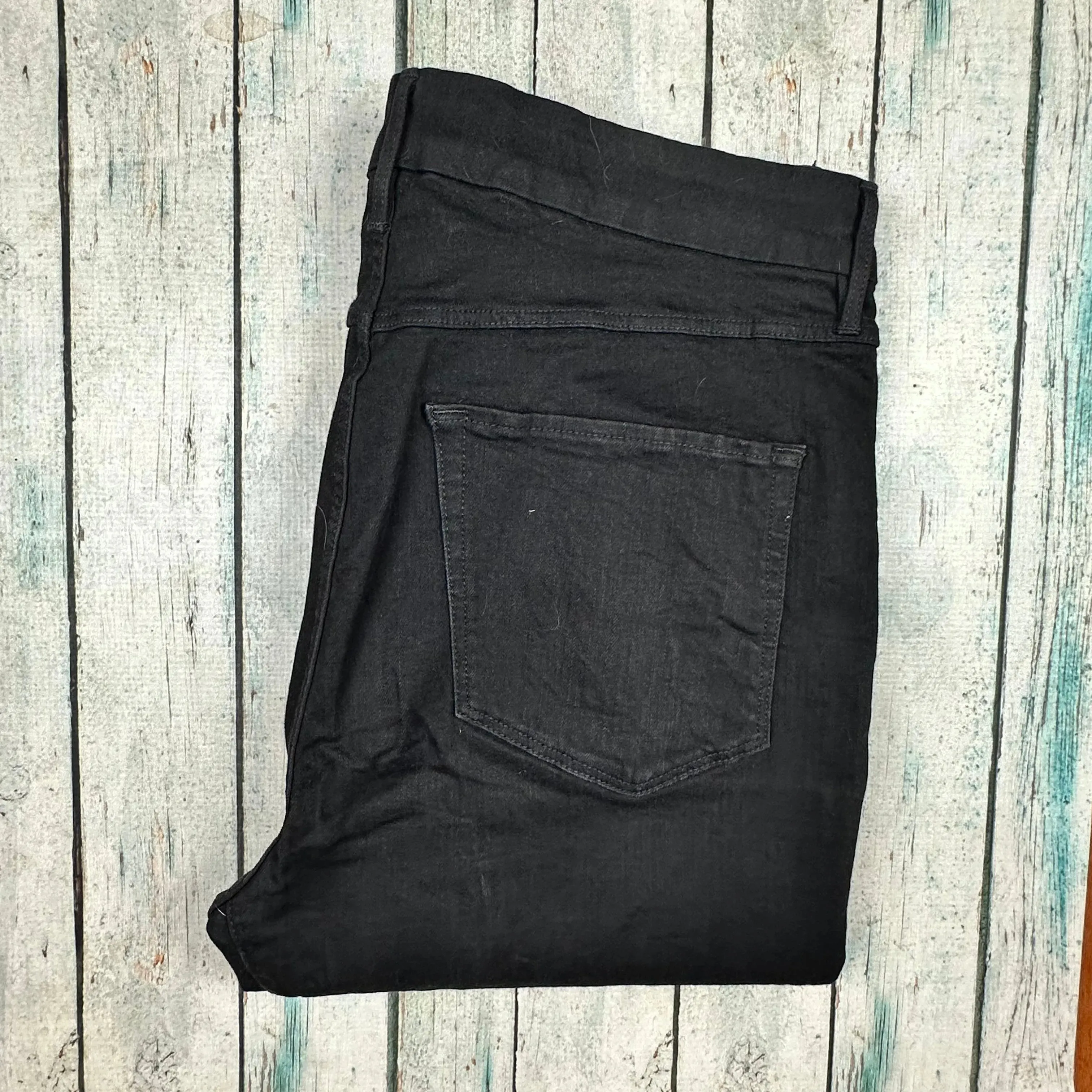 3x1 - Stunning USA Made Black High Rise Skinny Jeans - Size 32