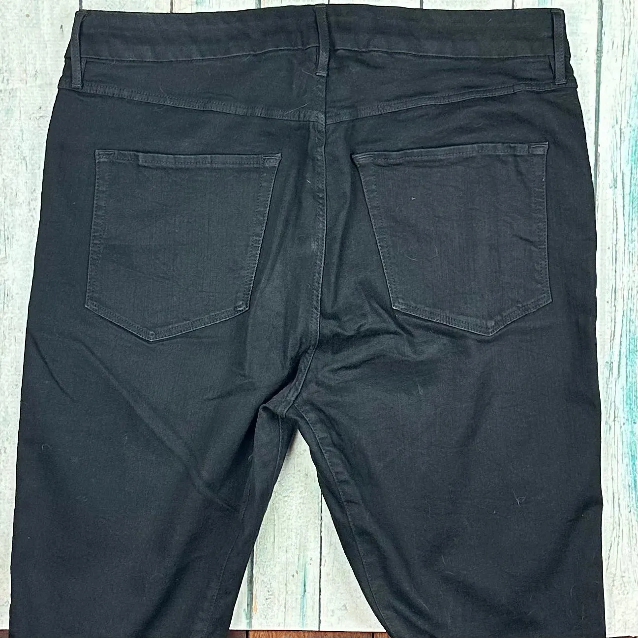3x1 - Stunning USA Made Black High Rise Skinny Jeans - Size 32