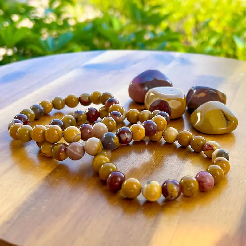 8 mm Gemstone Beaded Bracelet