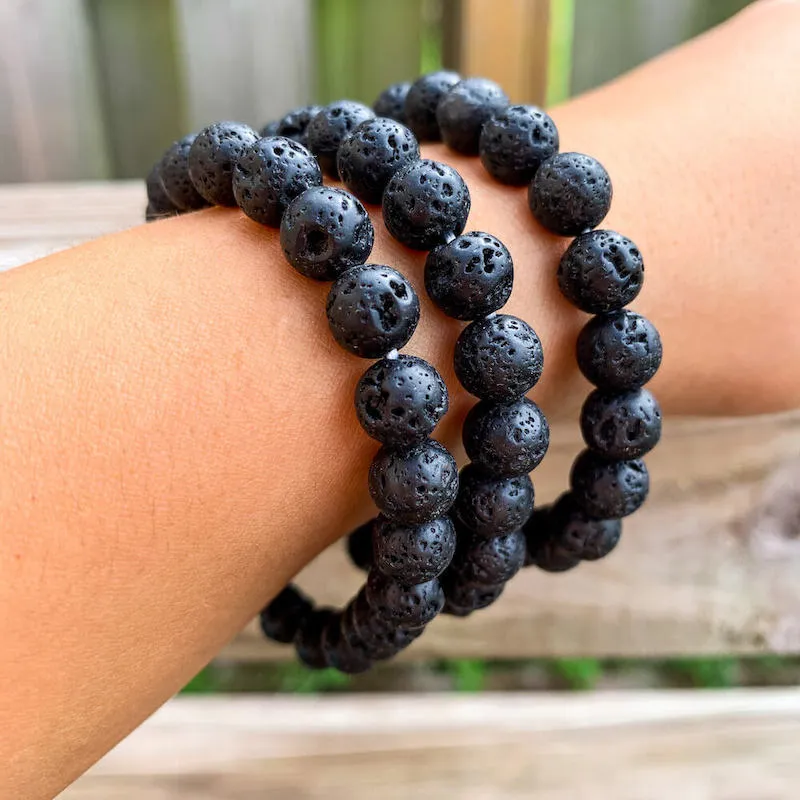 8 mm Gemstone Beaded Bracelet
