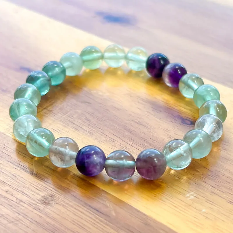 8 mm Gemstone Beaded Bracelet
