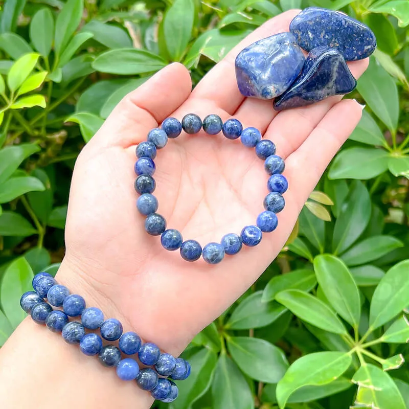 8 mm Gemstone Beaded Bracelet