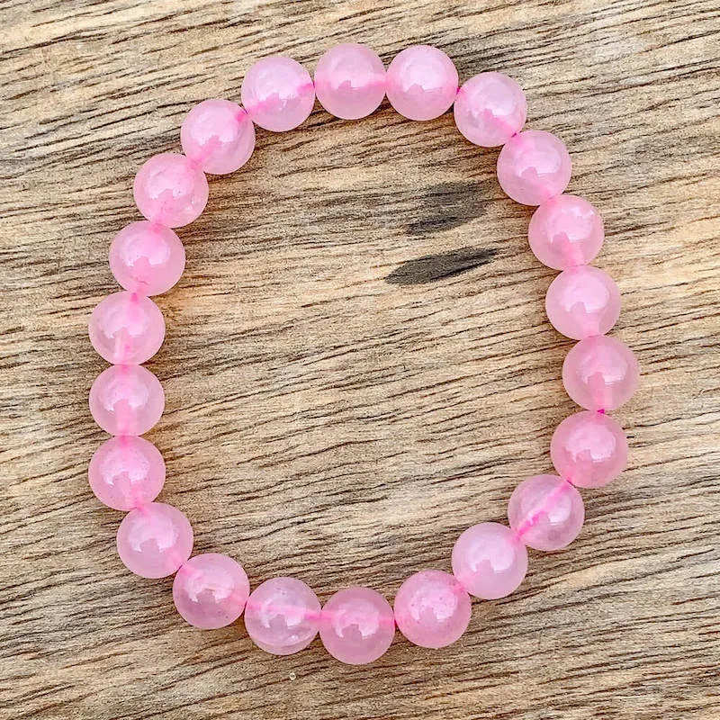 8 mm Gemstone Beaded Bracelet