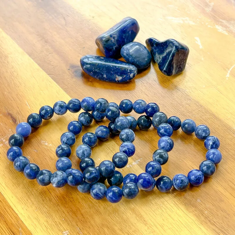 8 mm Gemstone Beaded Bracelet