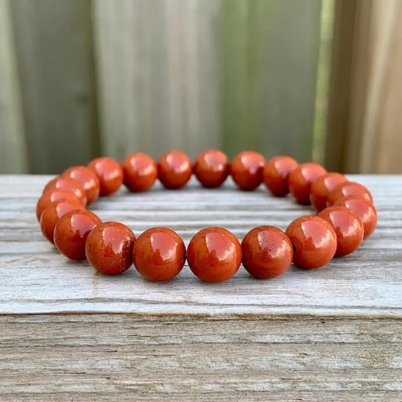 8 mm Gemstone Beaded Bracelet
