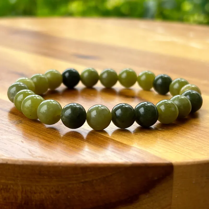 8 mm Gemstone Beaded Bracelet
