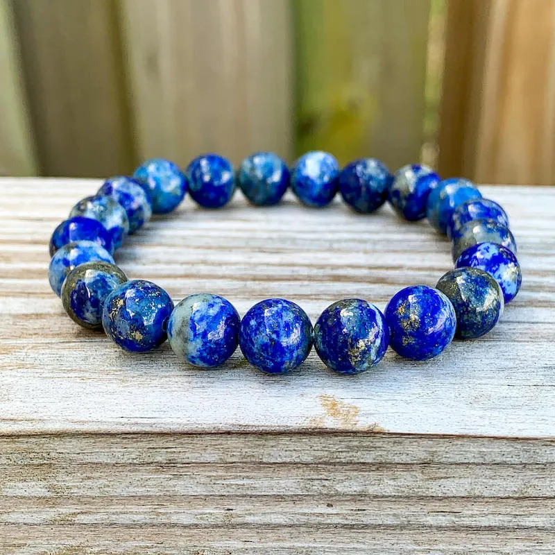 8 mm Gemstone Beaded Bracelet