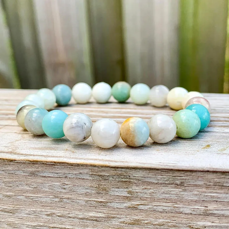 8 mm Gemstone Beaded Bracelet