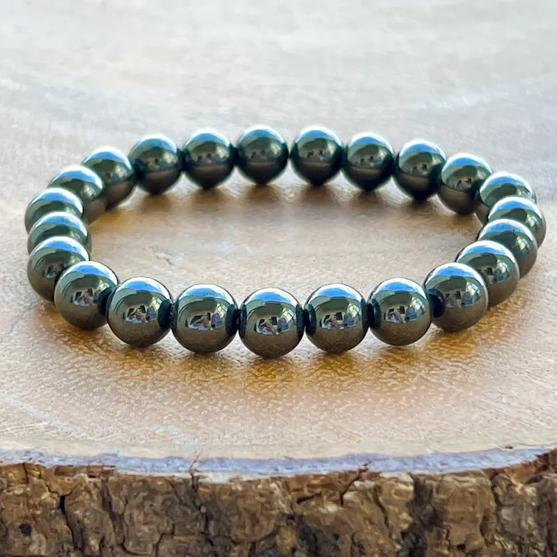 8 mm Gemstone Beaded Bracelet