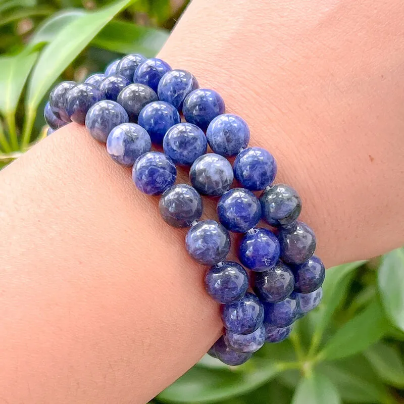 8 mm Gemstone Beaded Bracelet