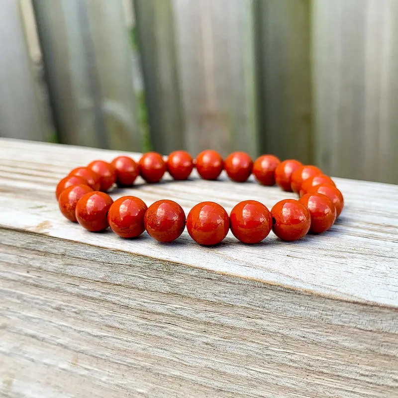 8 mm Gemstone Beaded Bracelet