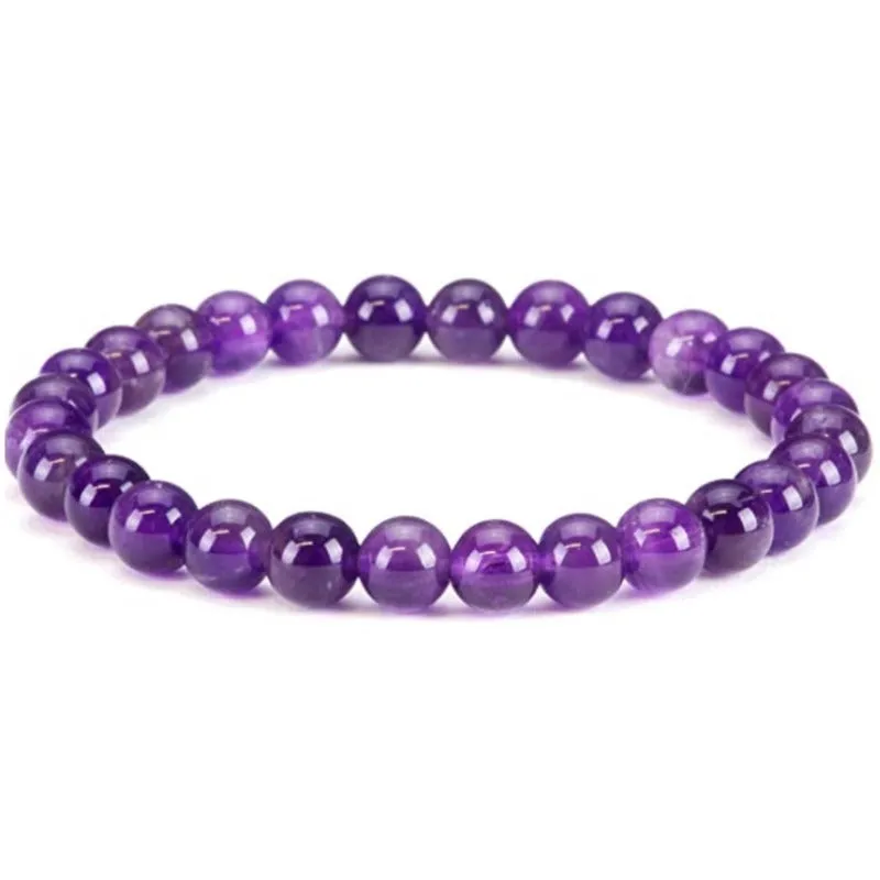 8 mm Gemstone Beaded Bracelet