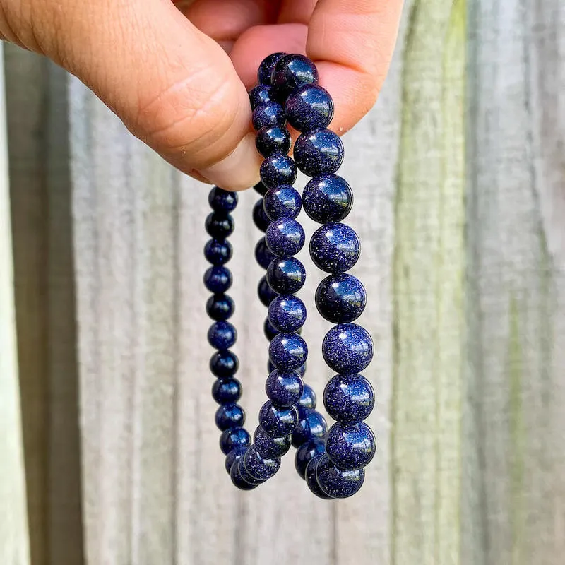 8 mm Gemstone Beaded Bracelet