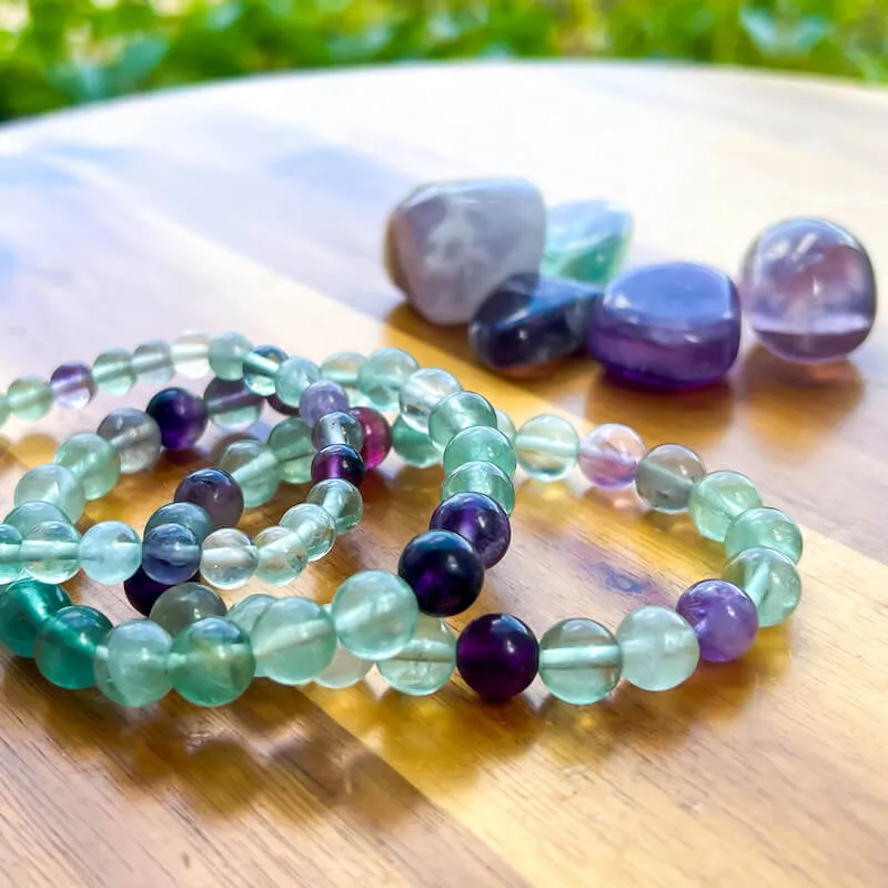 8 mm Gemstone Beaded Bracelet