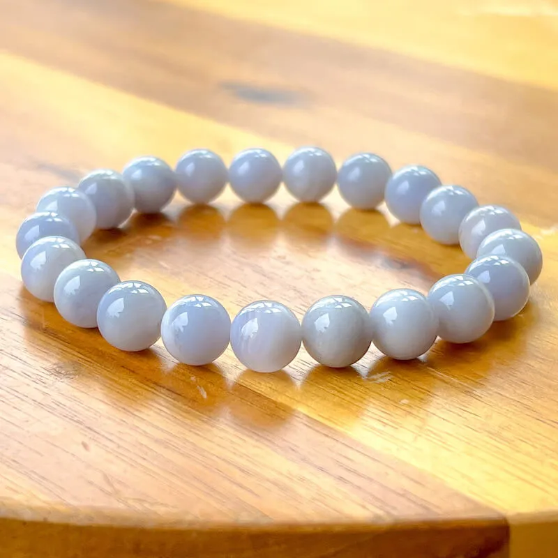 8 mm Gemstone Beaded Bracelet