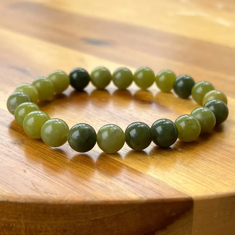 8 mm Gemstone Beaded Bracelet