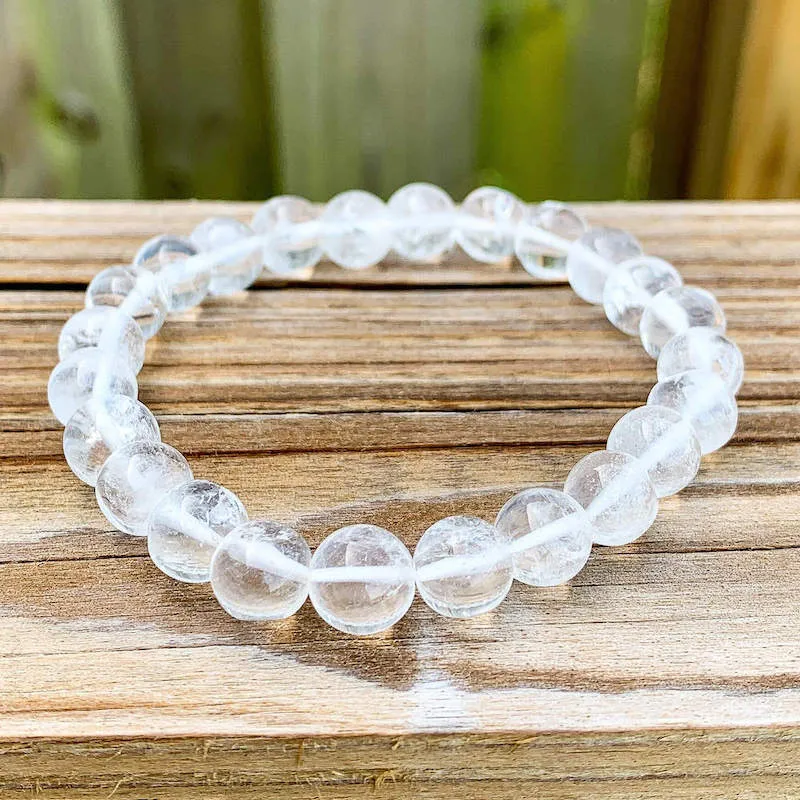 8 mm Gemstone Beaded Bracelet