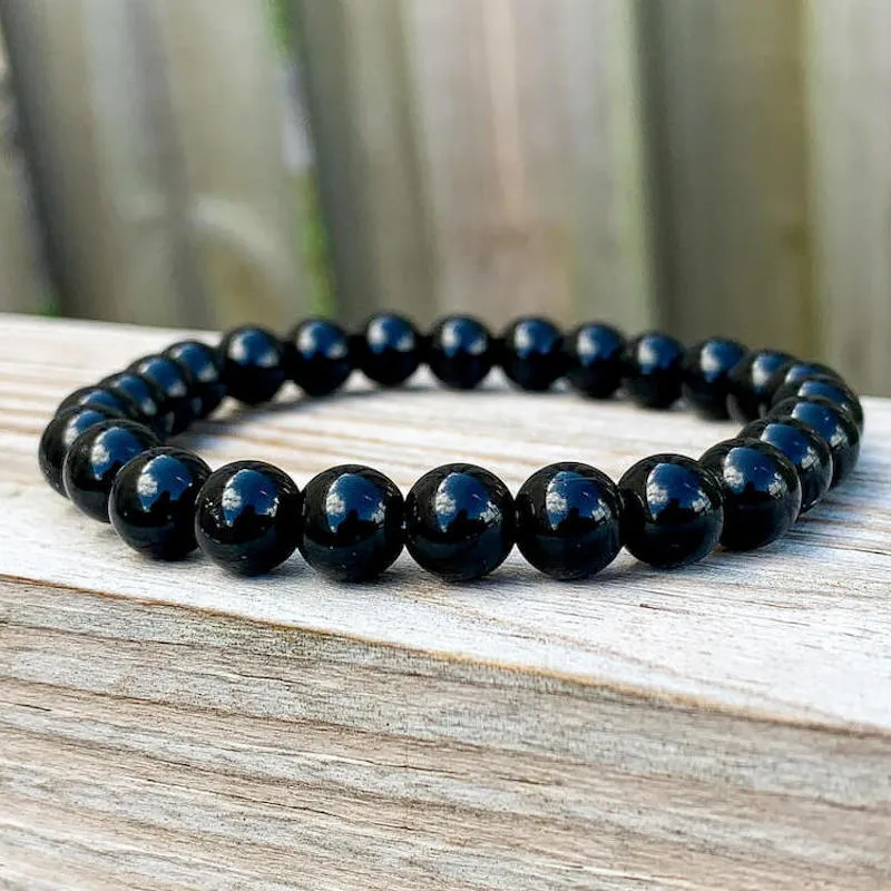 8 mm Gemstone Beaded Bracelet