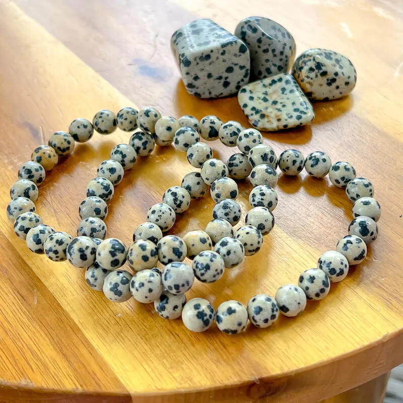 8 mm Gemstone Beaded Bracelet