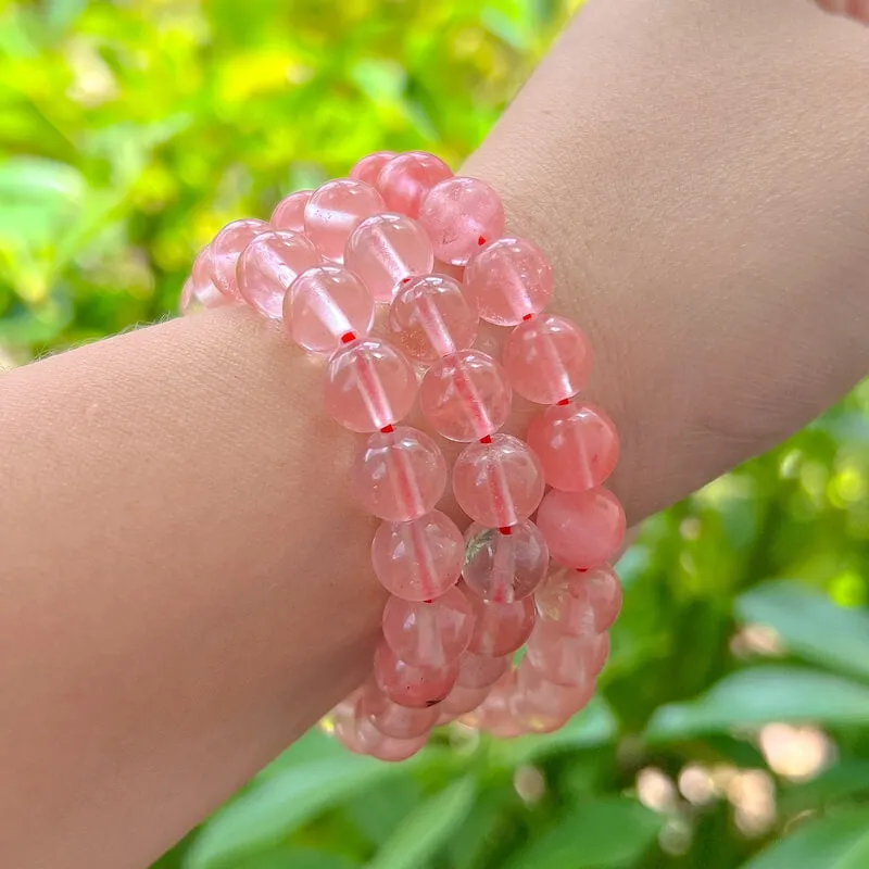 8 mm Gemstone Beaded Bracelet