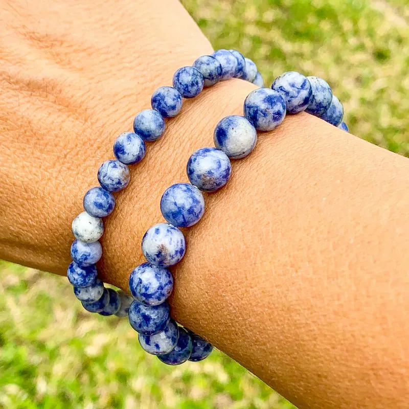 8 mm Gemstone Beaded Bracelet