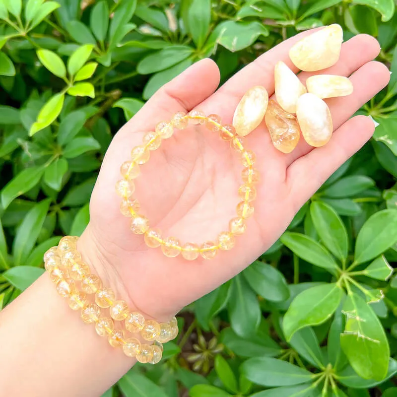 8 mm Gemstone Beaded Bracelet