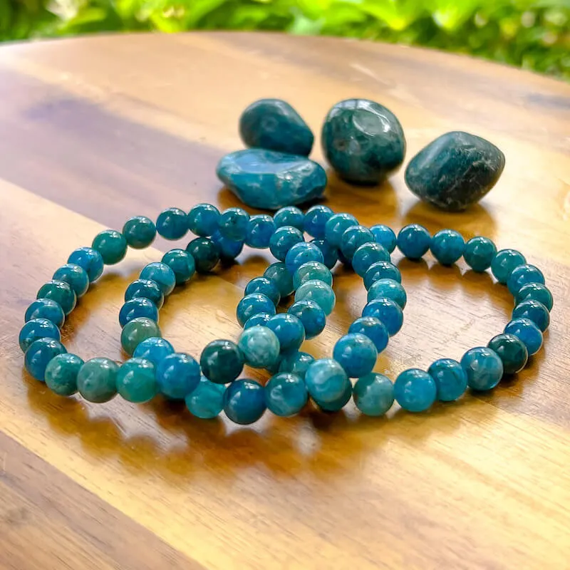 8 mm Gemstone Beaded Bracelet