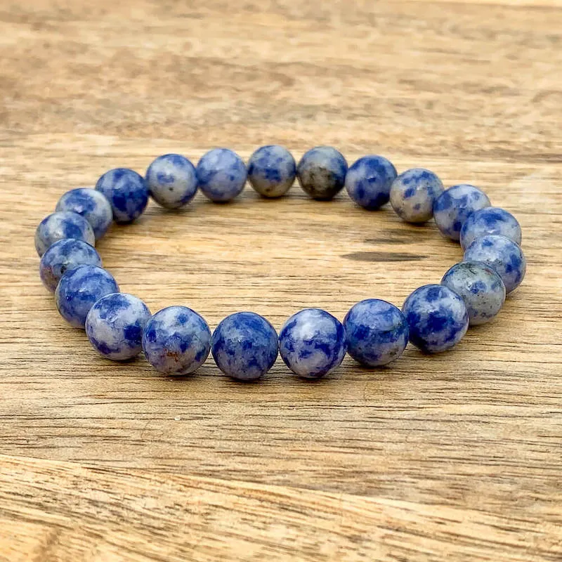8 mm Gemstone Beaded Bracelet