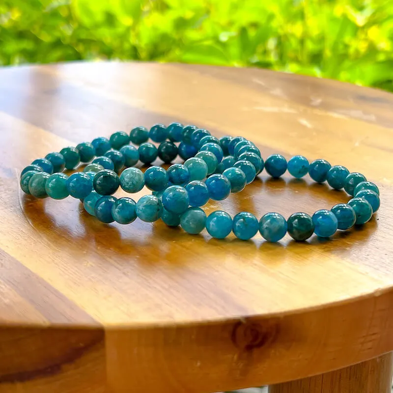 8 mm Gemstone Beaded Bracelet