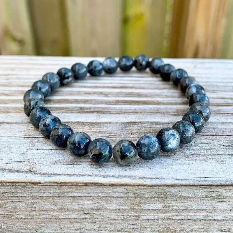 8 mm Gemstone Beaded Bracelet