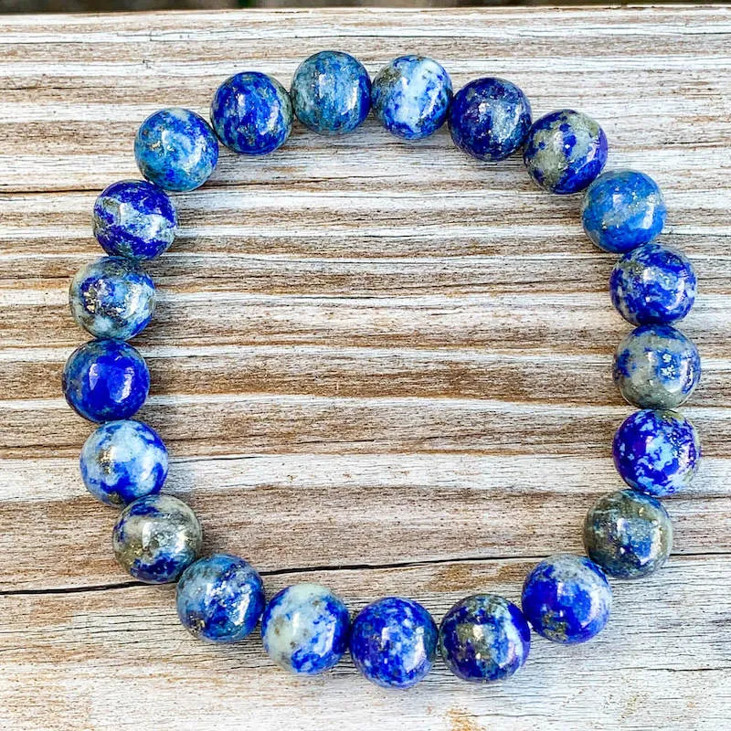 8 mm Gemstone Beaded Bracelet