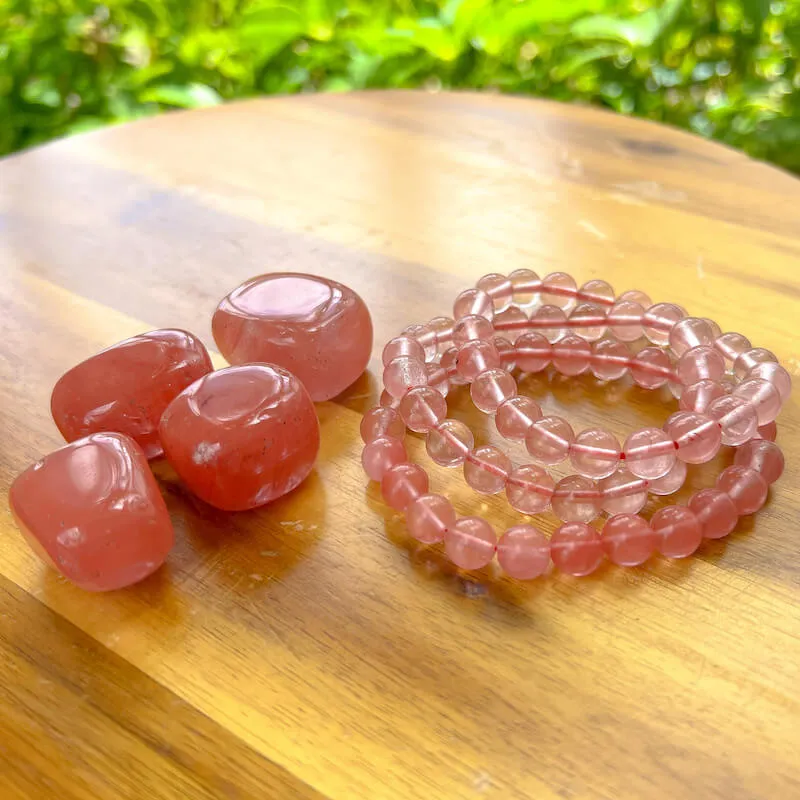 8 mm Gemstone Beaded Bracelet