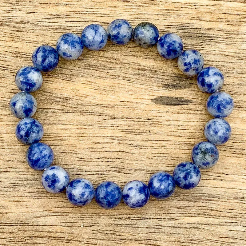 8 mm Gemstone Beaded Bracelet