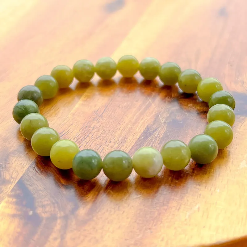 8 mm Gemstone Beaded Bracelet