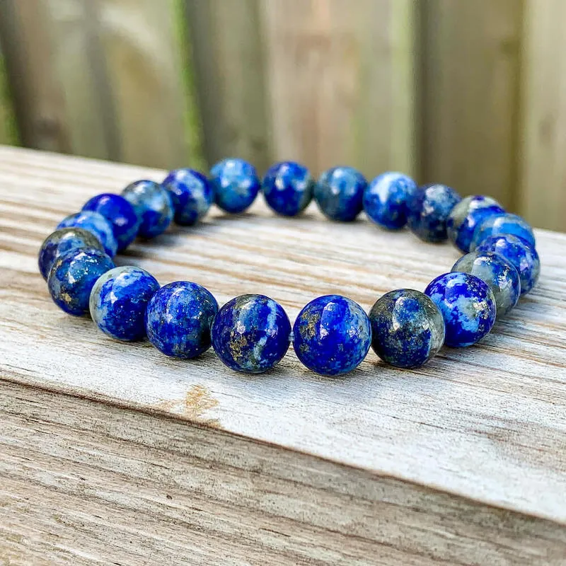 8 mm Gemstone Beaded Bracelet