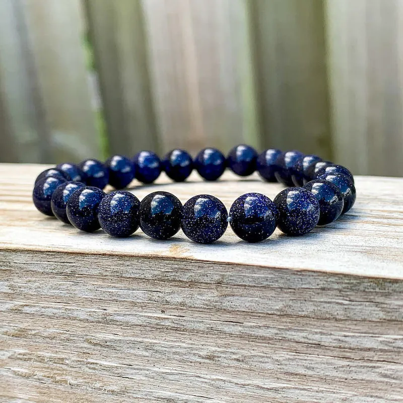8 mm Gemstone Beaded Bracelet