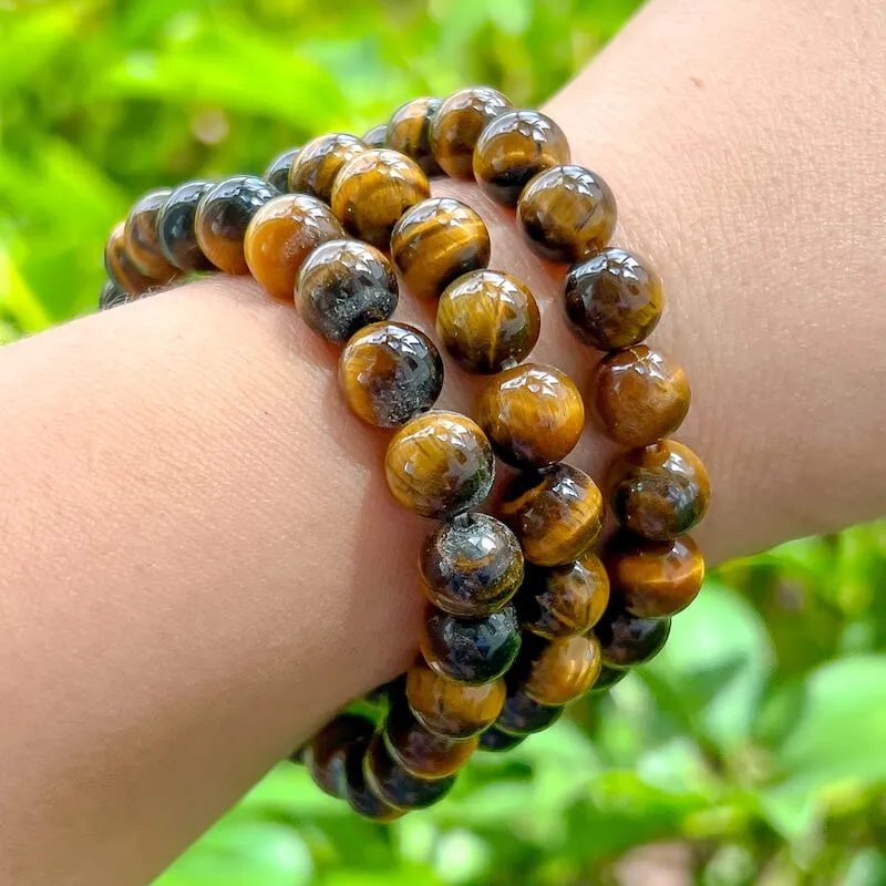 8 mm Gemstone Beaded Bracelet