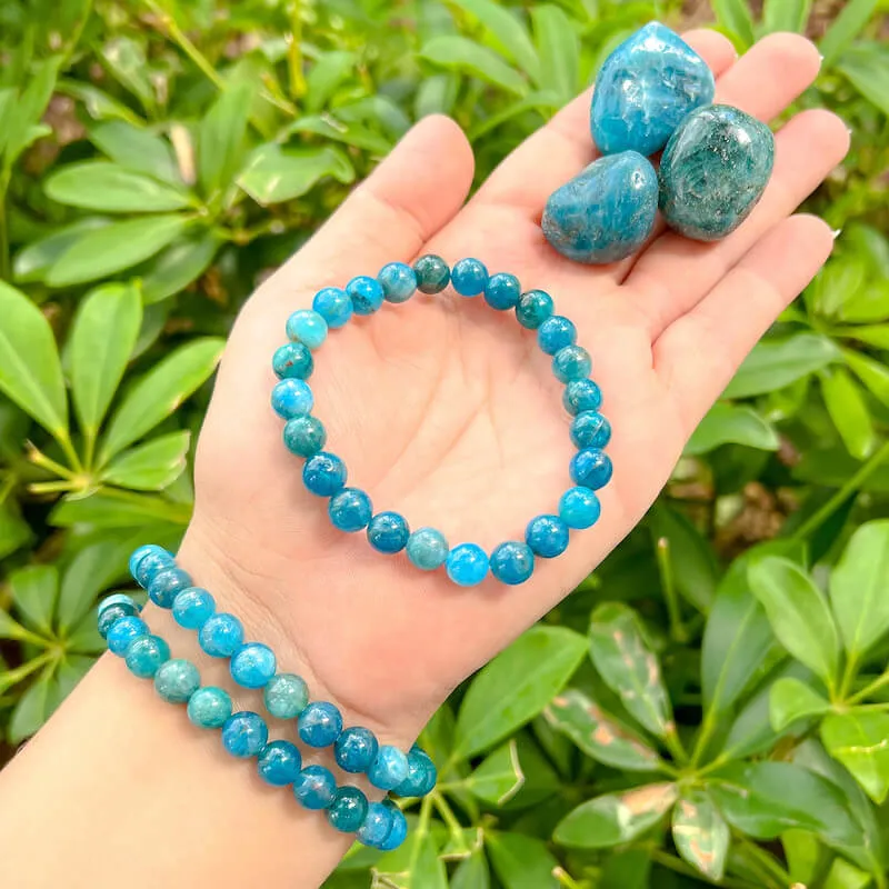 8 mm Gemstone Beaded Bracelet