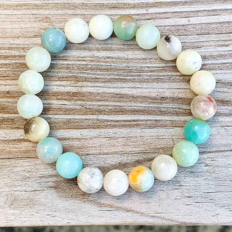 8 mm Gemstone Beaded Bracelet