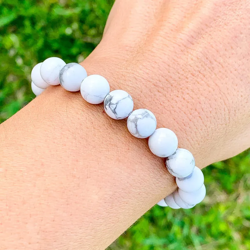 8 mm Gemstone Beaded Bracelet