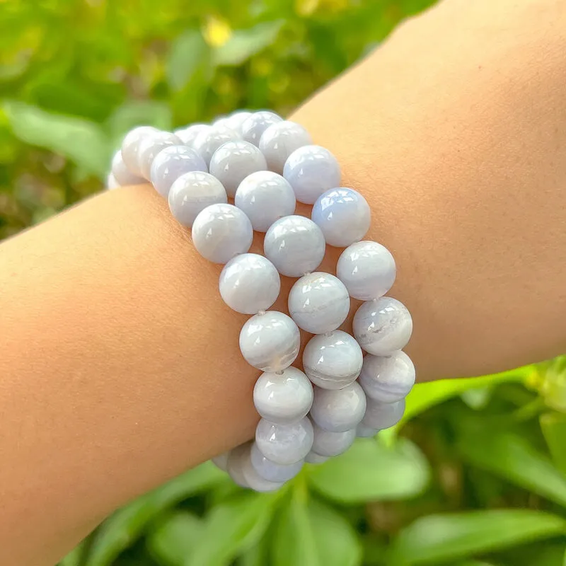 8 mm Gemstone Beaded Bracelet
